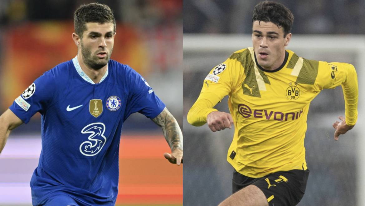 Pulisic, Reyna set to square off in UEFA Champions League Round of 16