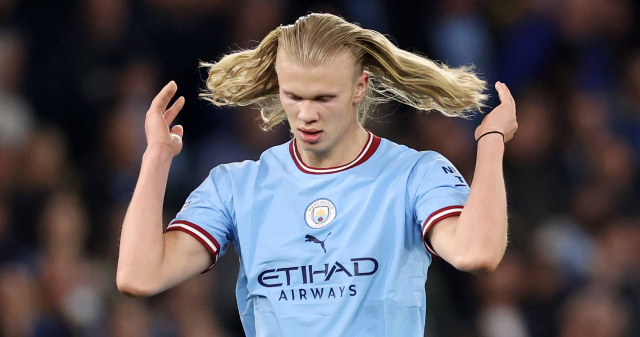 Man City's Erling Haaland Breaks Salah's Record For Most Goals In 38 ...