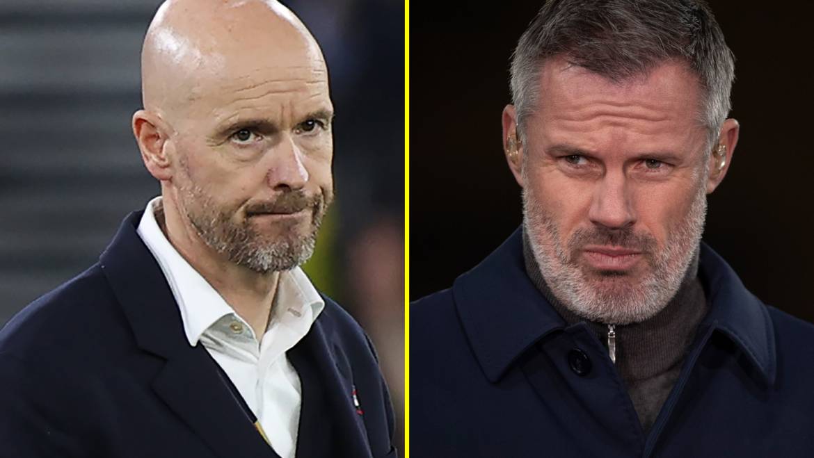 Man United fans fume as Jamie Carragher excludes Erik ten Hag from nine-man shortlist for manager of the year