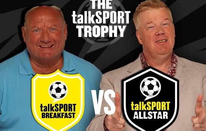 Mark Goldbridge vs Premier League legends, boxing champion vs Adebayo Akinfenwa – and Alan Brazil in charge! The talkSPORT Trophy is here