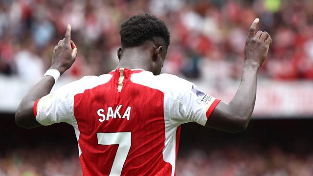 Watch Saka’s ‘absolute rocket’ goal for Arsenal against Forest