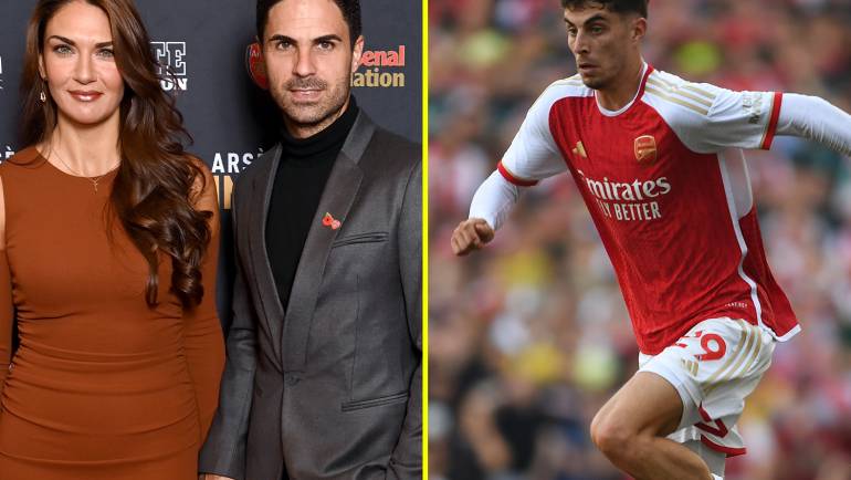 Arsenal boss Mikel Arteta uses hilarious analogy about dating his wife as he stays calm about Kai Havertz’s struggles