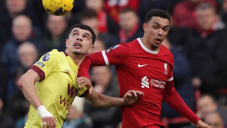 Jurgen Klopp confirms Trent Alexander-Arnold injury concern after Liverpool star comes off at half-time against Burnley