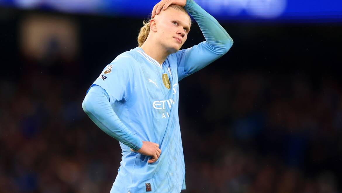 Erling Haaland equals unwanted Man City record as he shows he’s human after all in disappointing Chelsea display