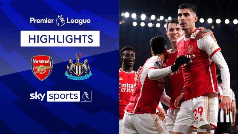 Arsenal 4-1 Newcastle | Premier League highlights | Football News | Sky Sports