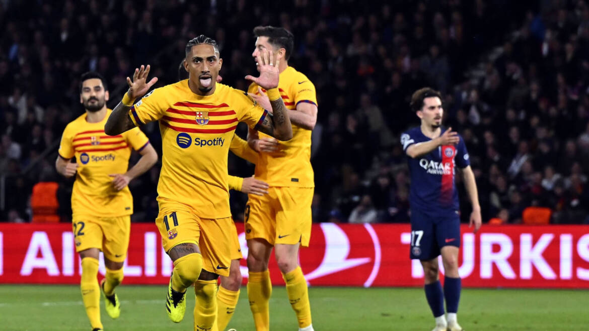 Barcelona Fans Hail Raphinha, Comeback in UCL QF 1st Leg Win vs. Kylian Mbappé, PSG