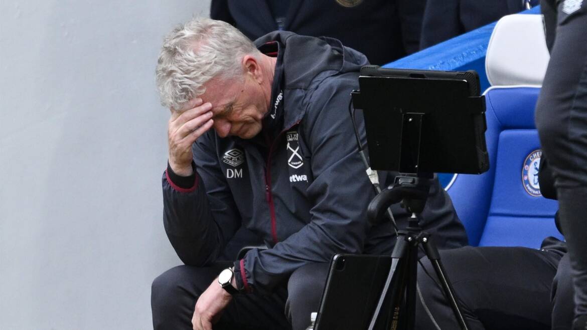 ‘Really sorry’ -fire Moyes concedes West Ham ‘haven’t shown any toughness’