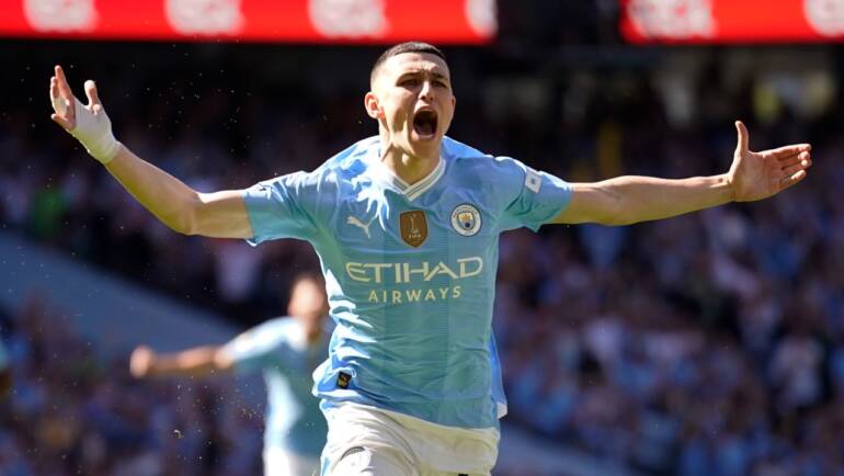 Early Phil Foden goals put Man City on course for Premier League title