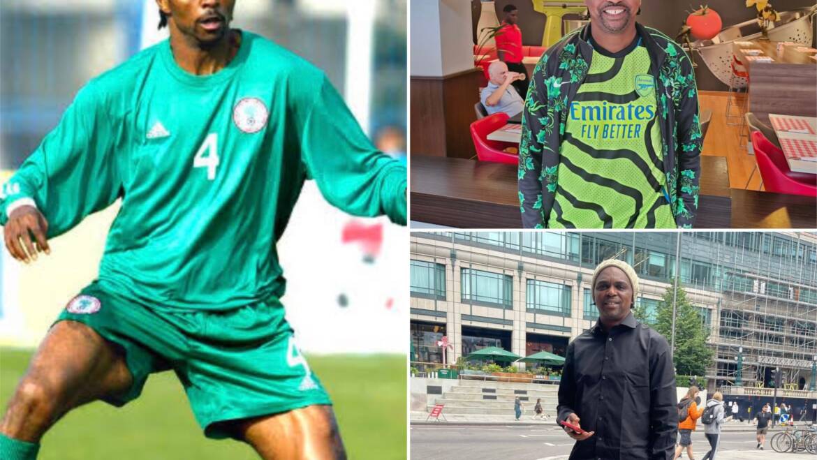 Watch: Super Eagles Legend Kanu Nwankwo displays dance moves as Segun Johnson sings his praise