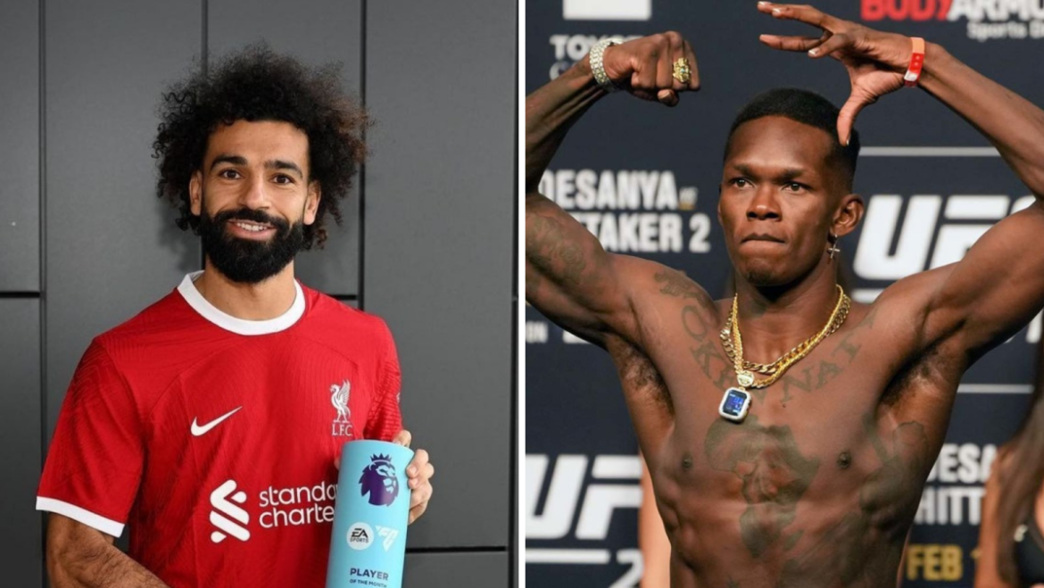 Israel Adesanya an inspiration for soccer star Mo Salah