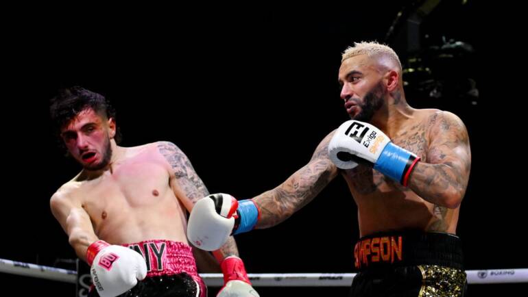 Misfits Boxing 17 results: Danny Aarons battles Premier League champion Danny Simpson to draw