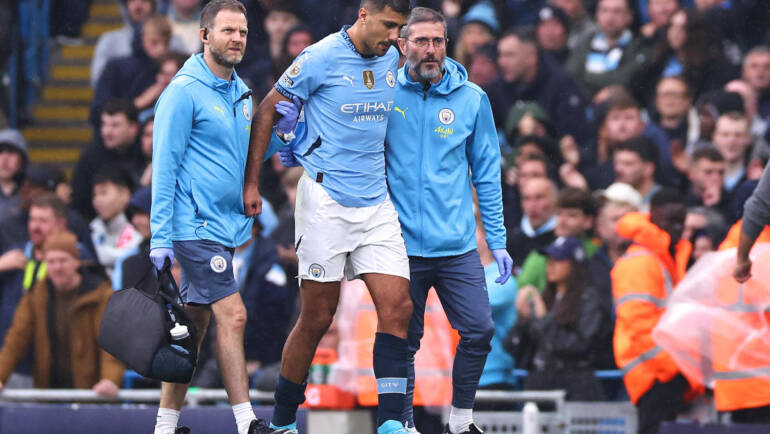 Manchester City’s Rodri ruled out for remainder of Premier League season after ACL surgery