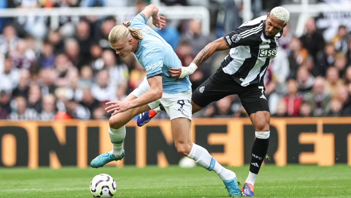 Haaland finally kept scoreless as Man City held to draw at Newcastle