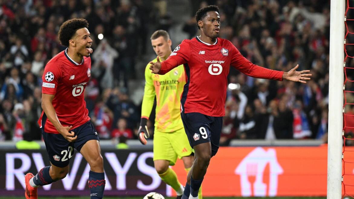 Lille stun holders Real Madrid as David penalty earns French side famous win