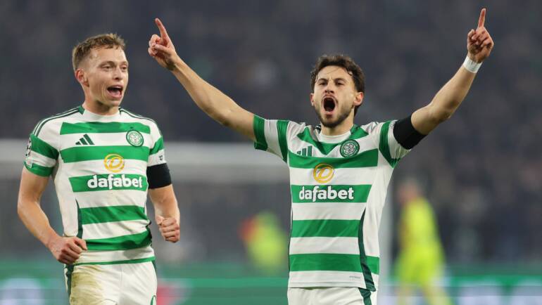 Kuhn hits double as Celtic complete fine victory over RB Leipzig