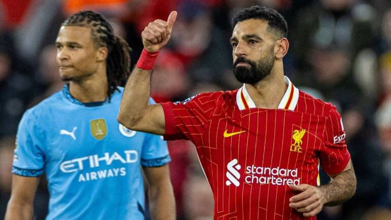 Mohamed Salah on future after Liverpool, Arne Slot Premier League title race victory against Manchester City