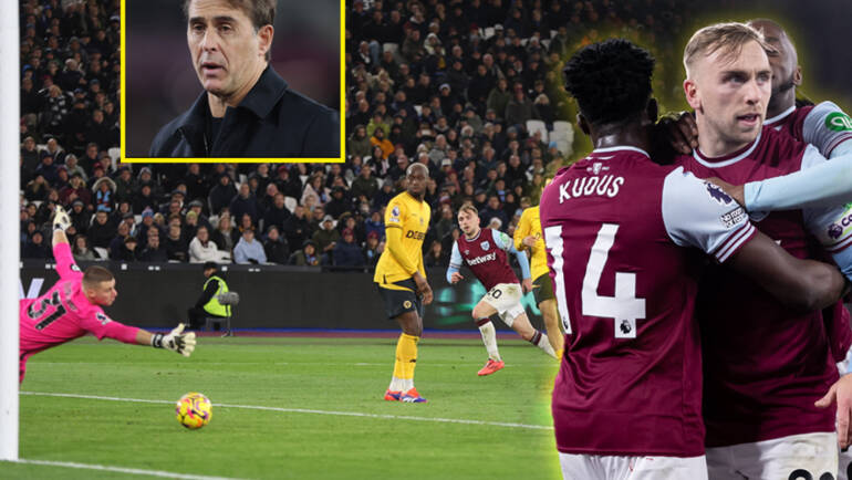 West Ham boss Julen Lopetegui gets potentially job-saving win as Wolves boss Gary O’Neil left on the brink