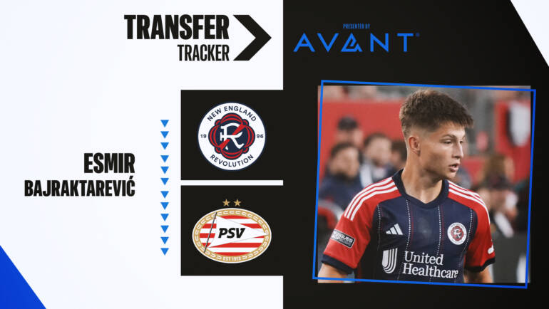 New England Revolution transfer Esmir Bajraktarević to PSV Eindhoven | MLSSoccer.com